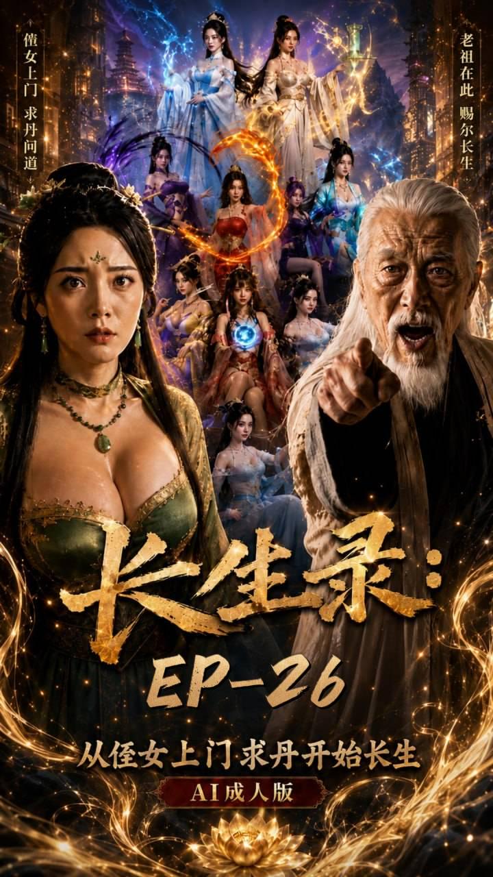AI成人短剧：ACDJ《96岁快死的老头觉醒系统，第二天直接返老还童》EP-26（全1集） 